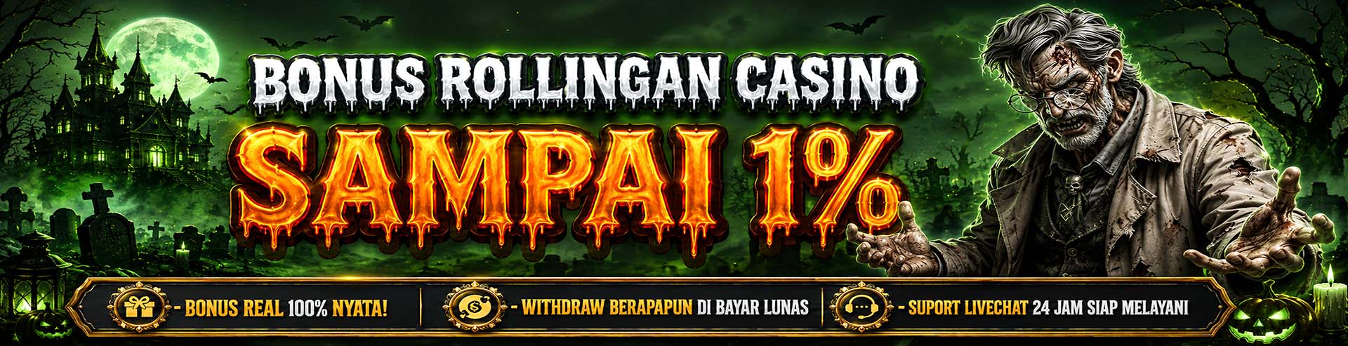 Bonus Casino 1%